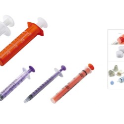 Plastic Oral Disposable Syringes with Tip Cap for Kids